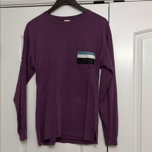 PINK Victoria's Secret Purple Long Sleeve Tee